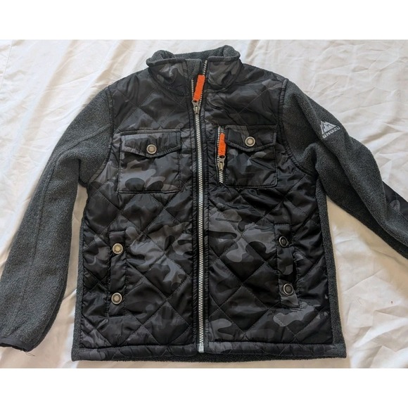 Snozu Other - Snozu Youth Small Gray/Camp Full Zip Fleece Jacket